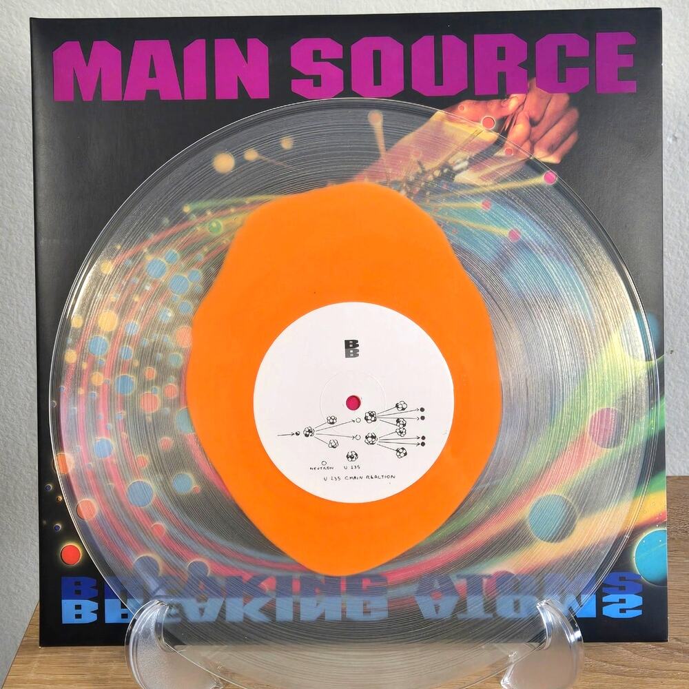 Main Source – Breaking Atoms  Hip-Hop LP | Color Vinyl Pressing